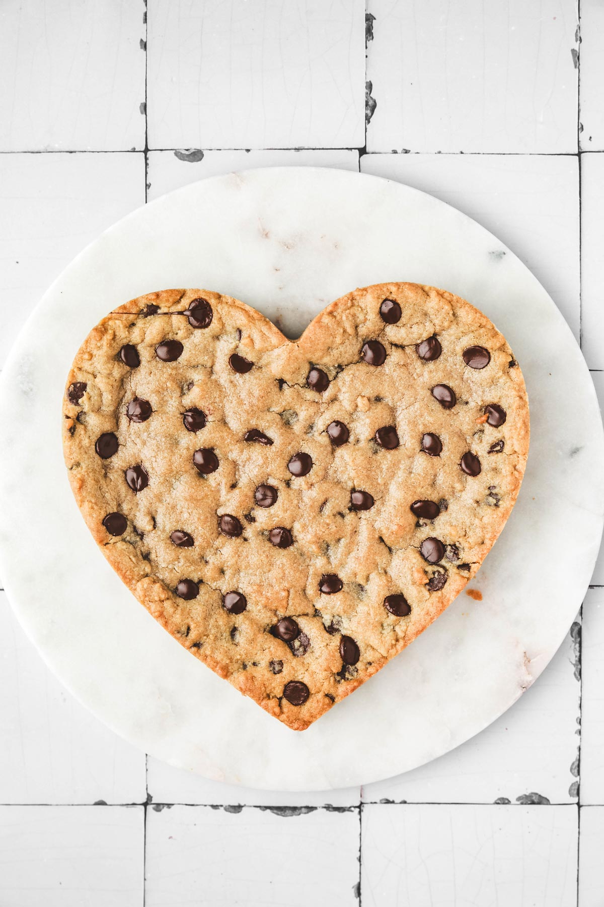 baked heart cookie