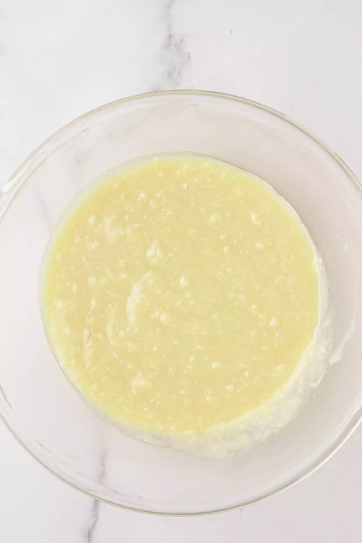 medium bowl with coconut cream ganache