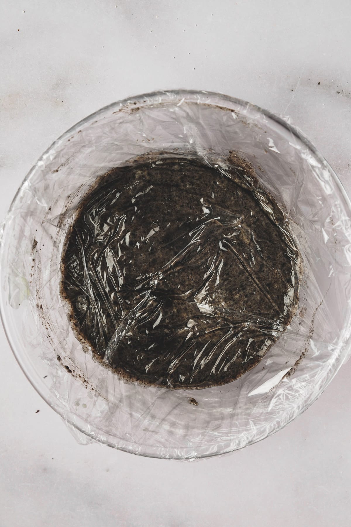 medium bowl with oreo ganache