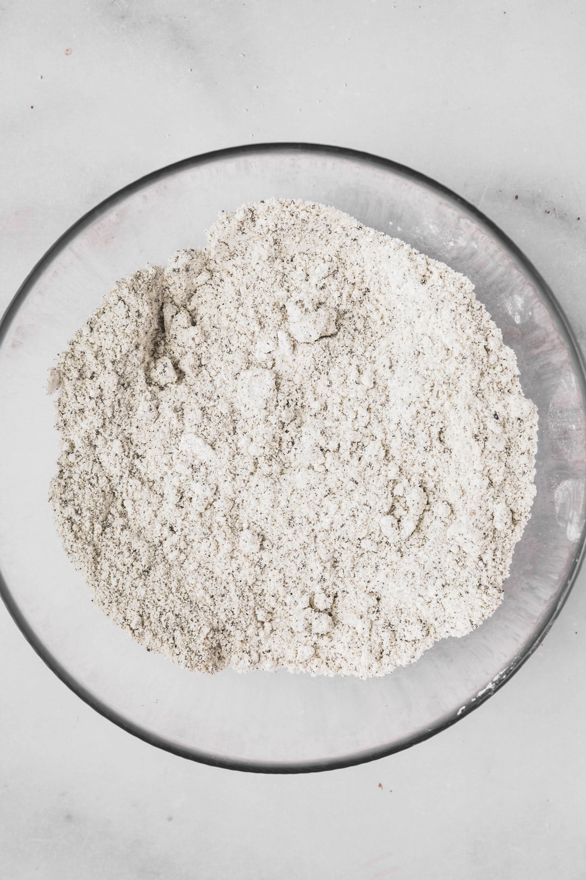 almond flour and sugar mixture for Oreo macaron shells