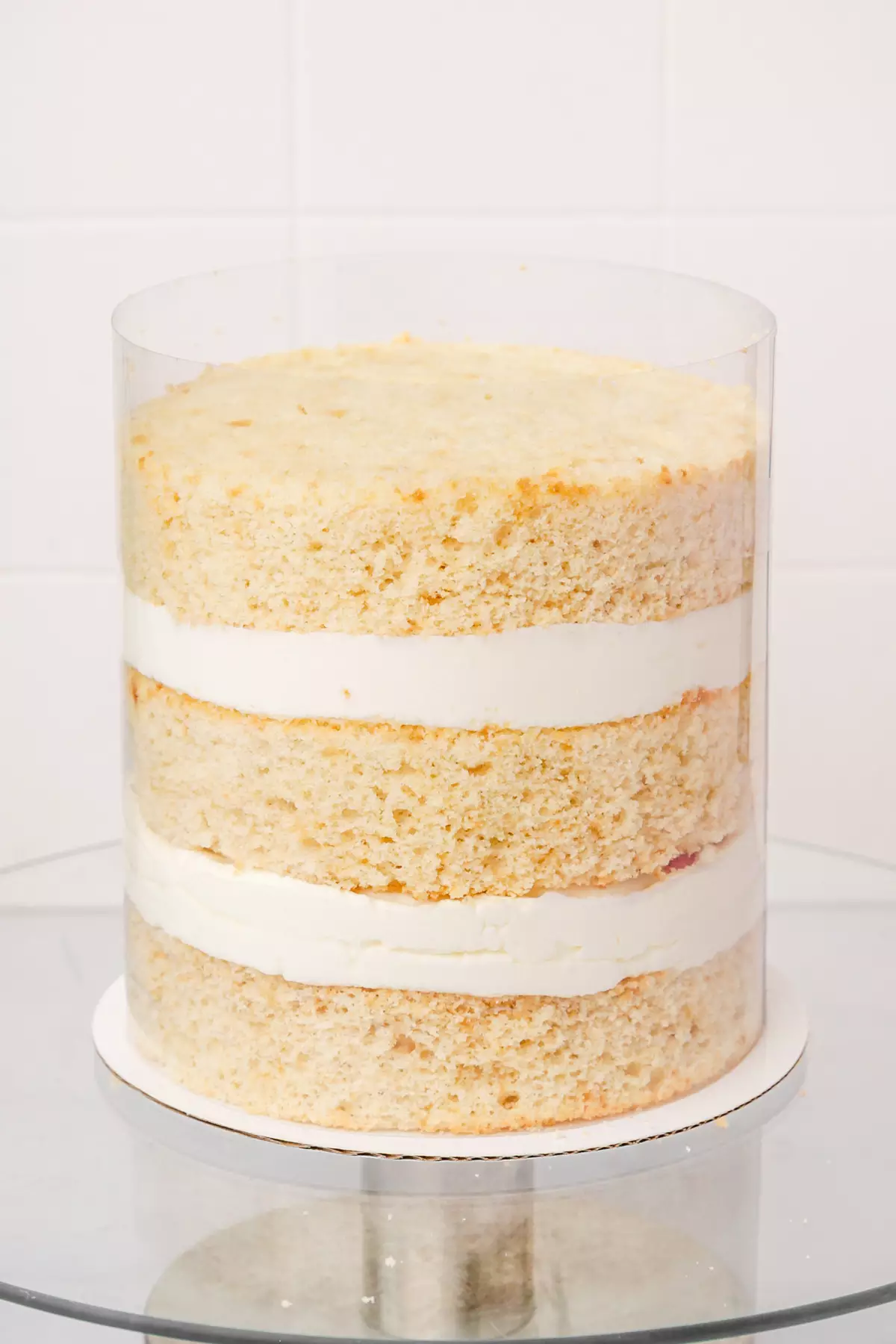 layer cake dans un rhodoid